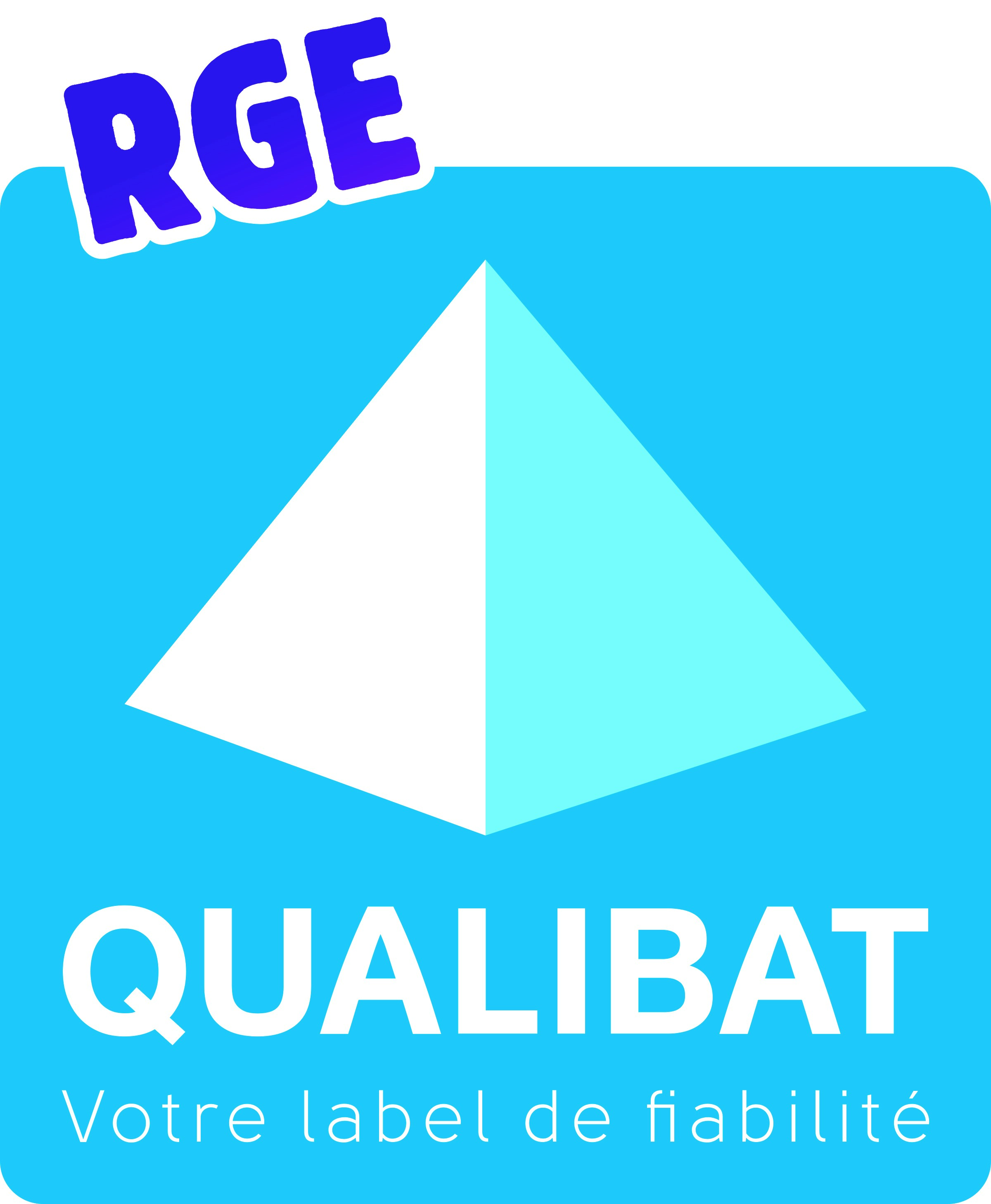 Logo RGE (Reconnu Garant de l'Environnement) - QUALIBAT